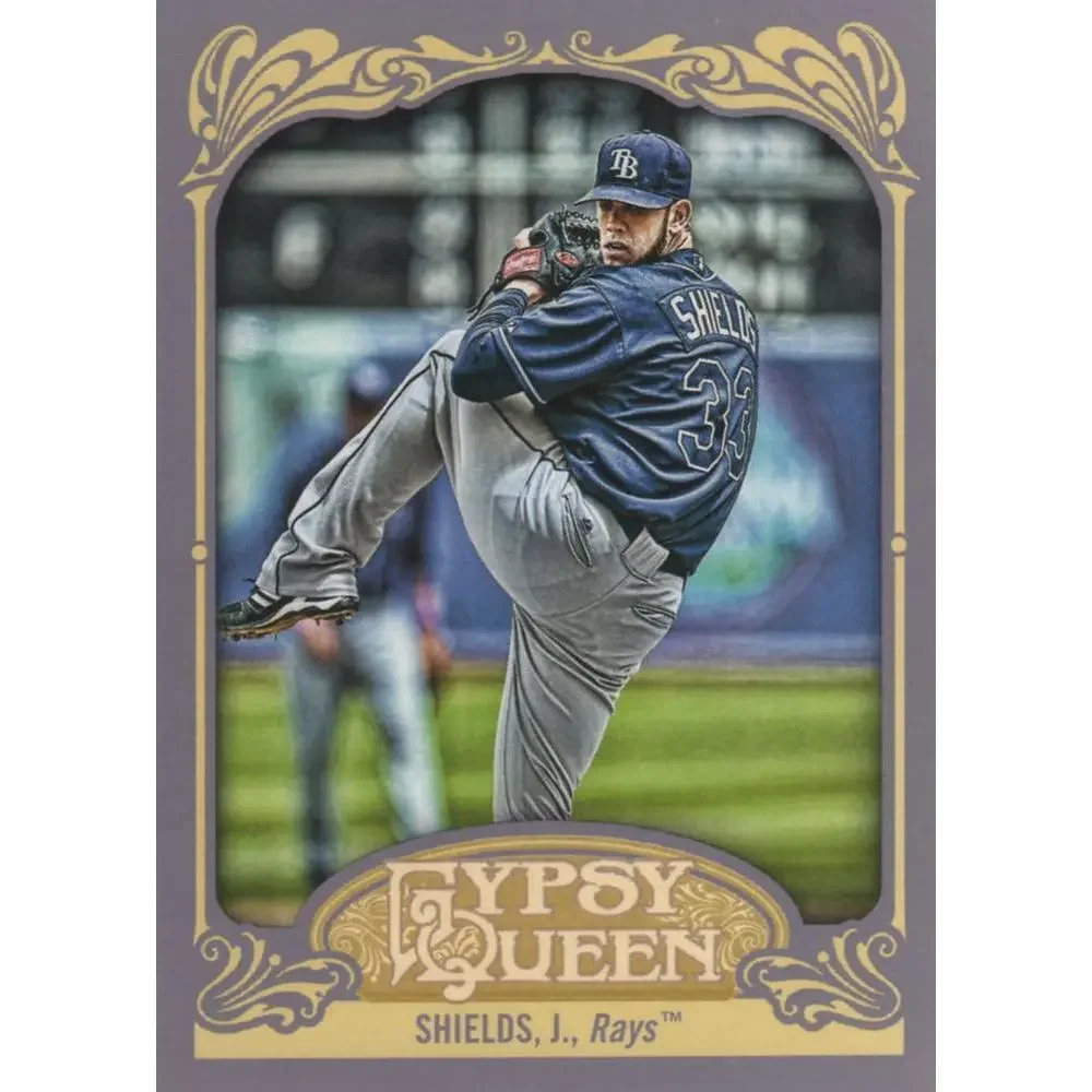 2012 Topps Gypsy Queen James Shields # 139 Tampa Bay Rays